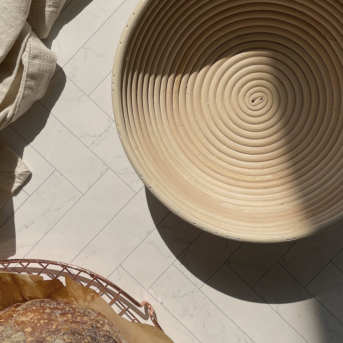 Sourdough Kit, Round Basket, 10 inches or 9 inches