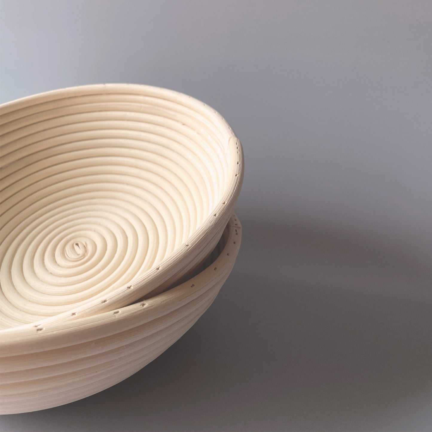 Round Banneton Basket 100% Handmade Natural Rattan, 8, 9, 10 inches