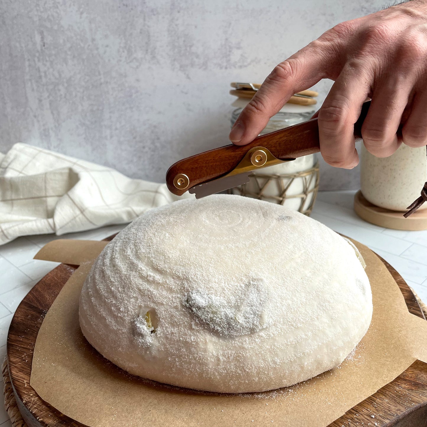 Gold Tone Hardware Bread Lame, 5 Stainless Steel Blades