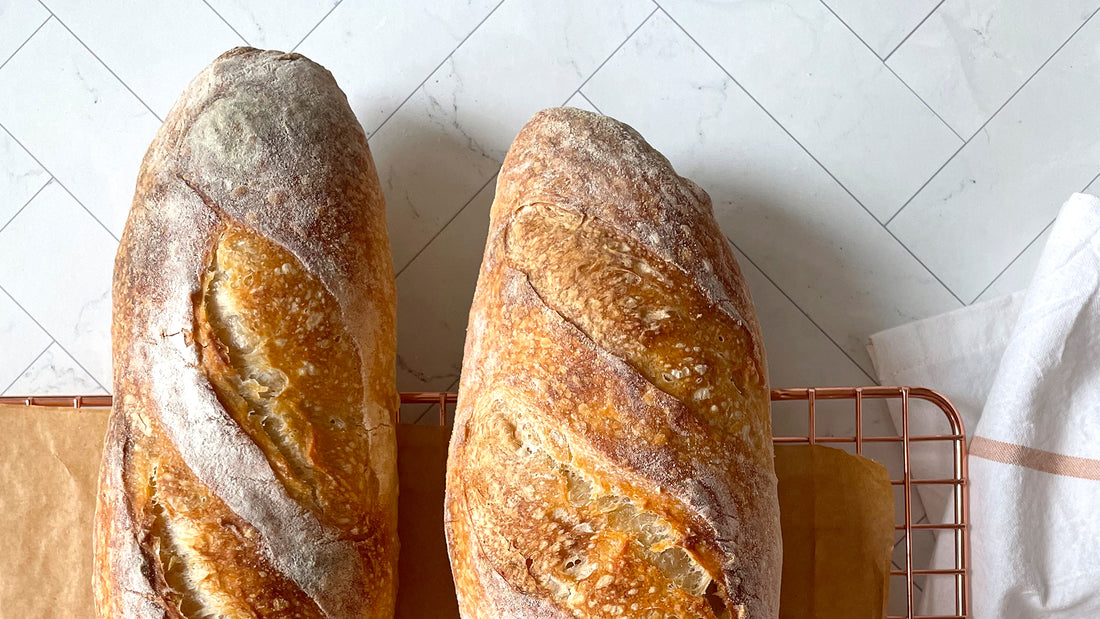 Sourdough Baguettes From One Dough