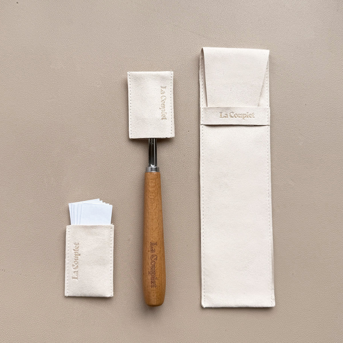 Wooden Bread Lame, French Inspired Sourdough Scoring Tool with 5 Blades