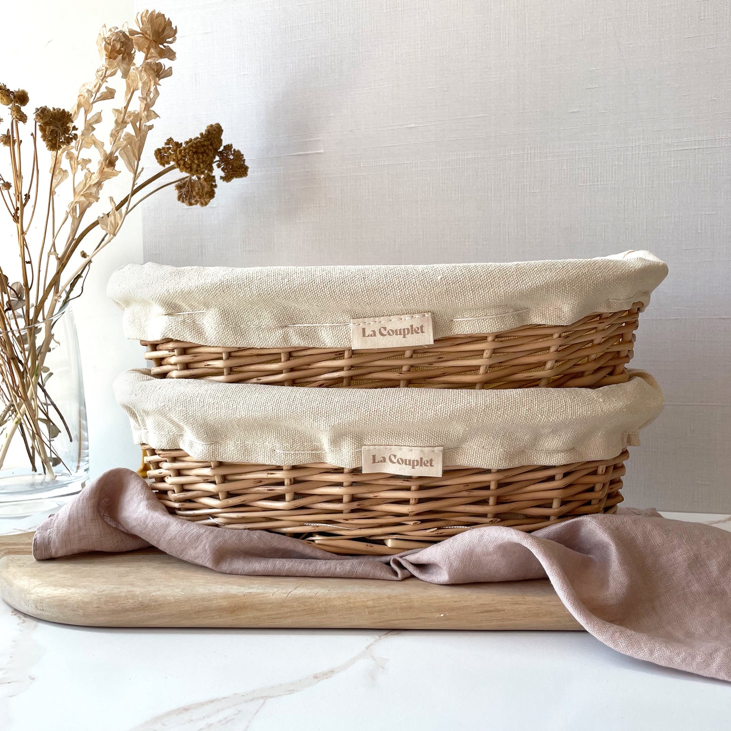 Sourdough Proofing Basket, Wicker, Oval, 12 inches