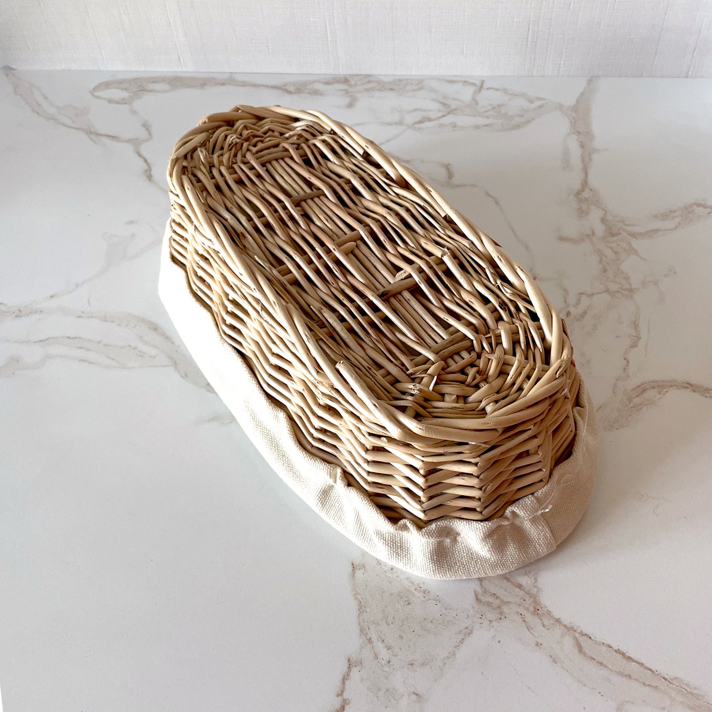 Sourdough Proofing Basket, Wicker, Oval, 12 inches