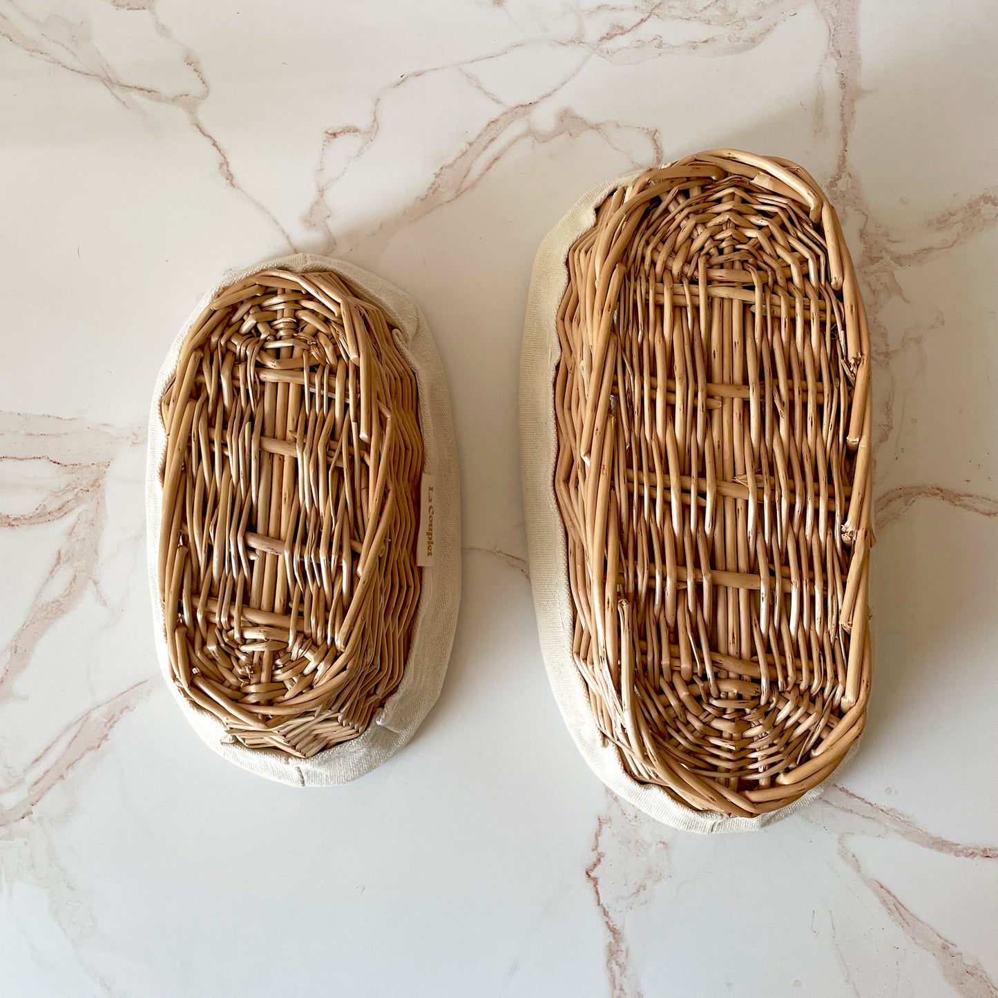Sourdough Proofing Basket, Wicker, Oval, 9 and 12 inches
