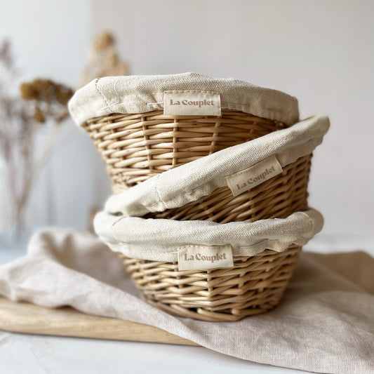 Sourdough Proofing Basket, Wicker, Round, 8 inches