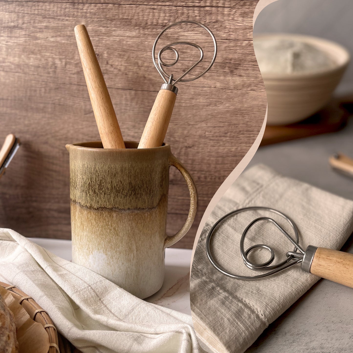 Sourdough Kit, 2nd Edition, Round Basket, 8, 9, 10 inches