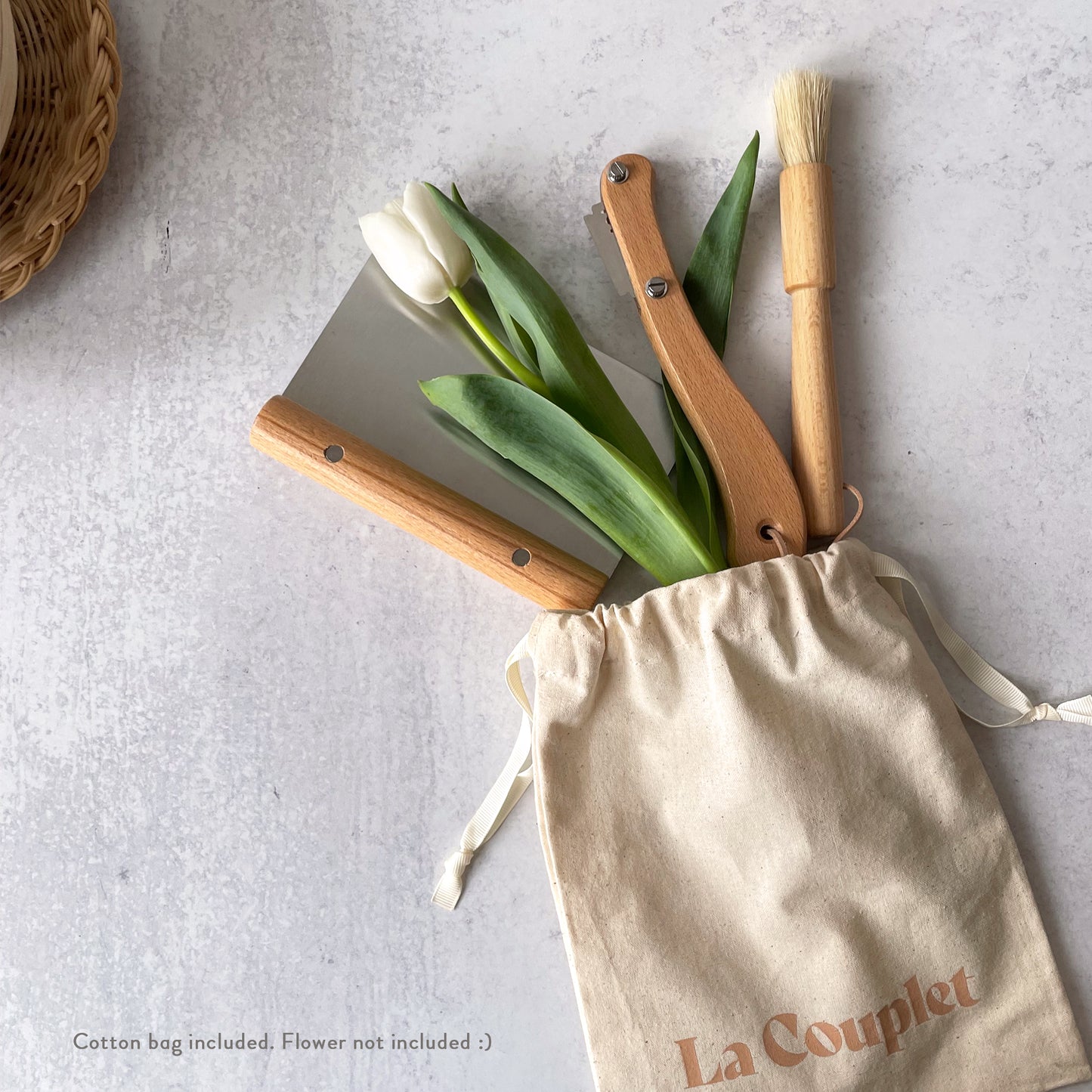 Bread Baking Tool Set 2nd Edition, Bread Lame, Dough Scraper, Multi Use Brush