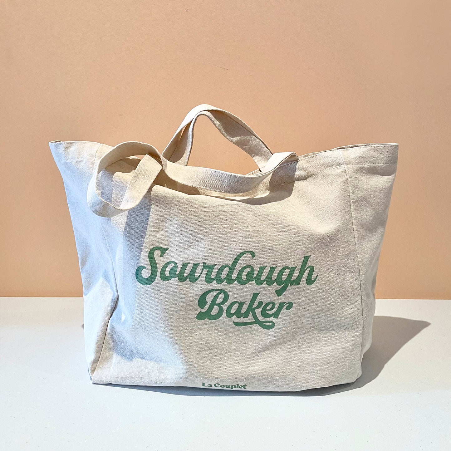 Cotton Canvas Tote Bag, Sourdough Baker, Large