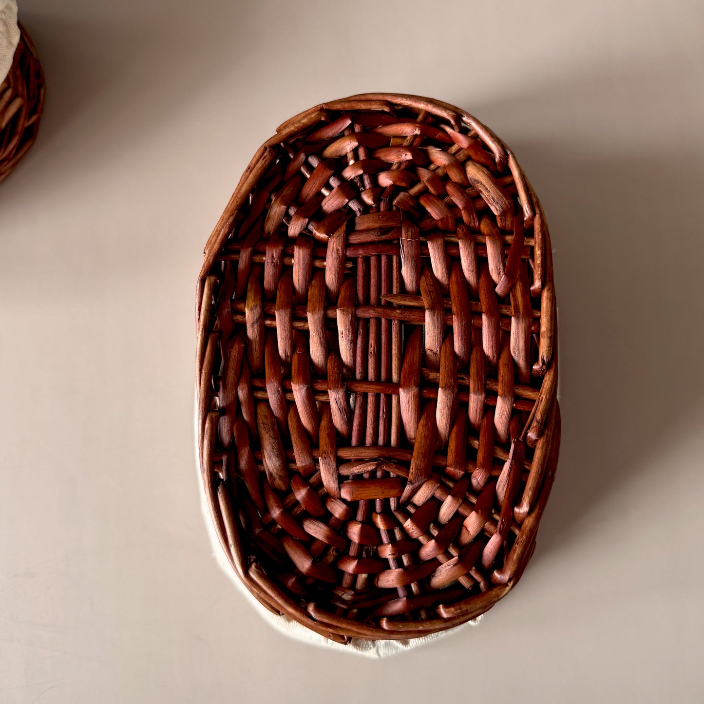 Handmade Oval Sourdough Proofing Basket: Bonnet & Brush Included, 9 inches.